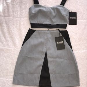 NWT Missguided Monochrome Two Piece Set